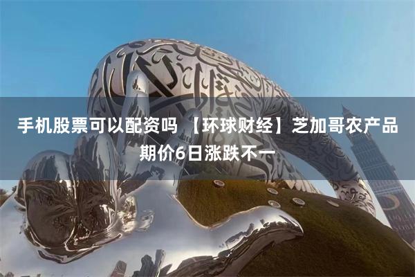手机股票可以配资吗 【环球财经】芝加哥农产品期价6日涨跌不一
